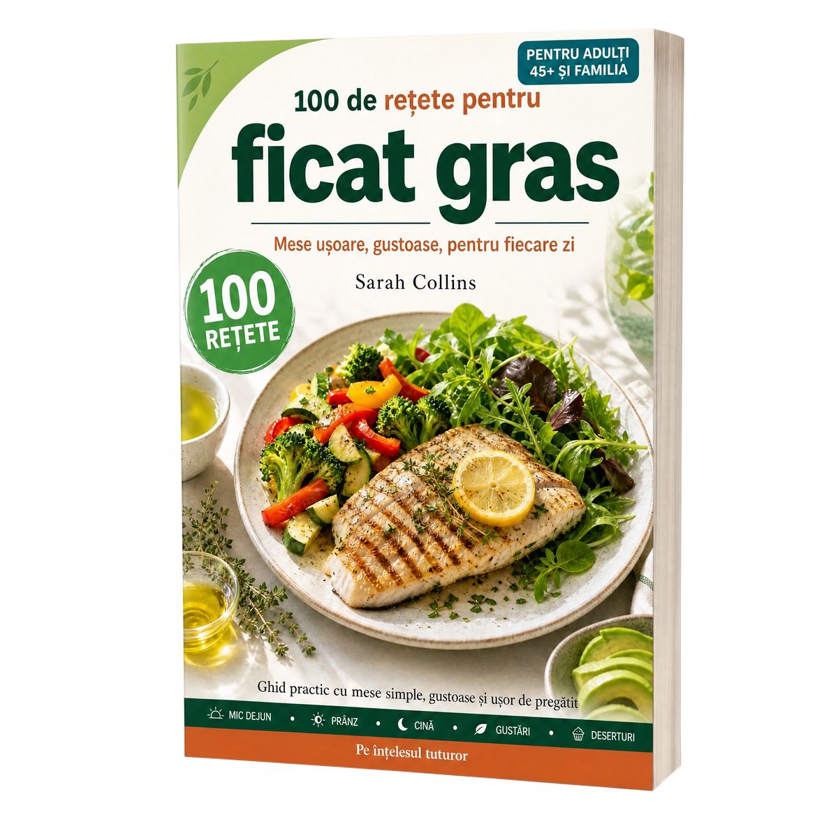 100 de rețete pentru ficat gras - carte 3D